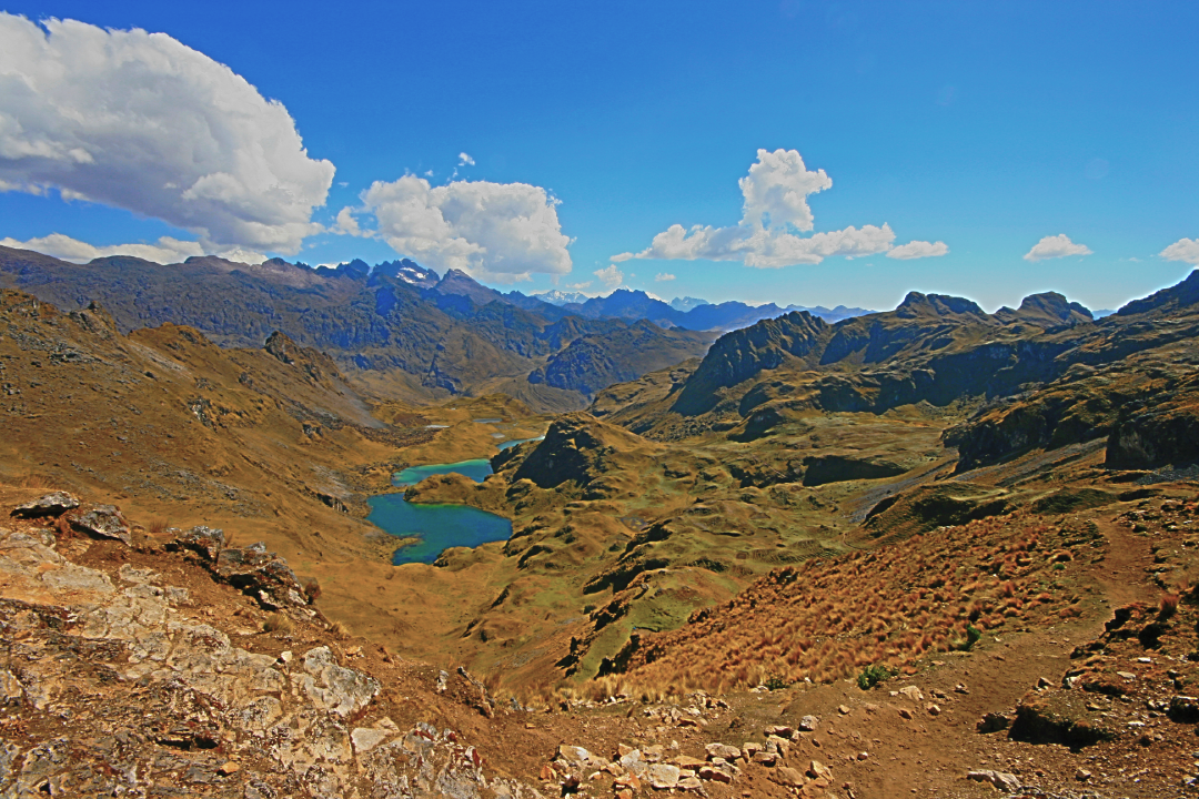 Food on the Lares Trek in Peru with Andean meals snacks soup quinoa potatoes and mountain campsite